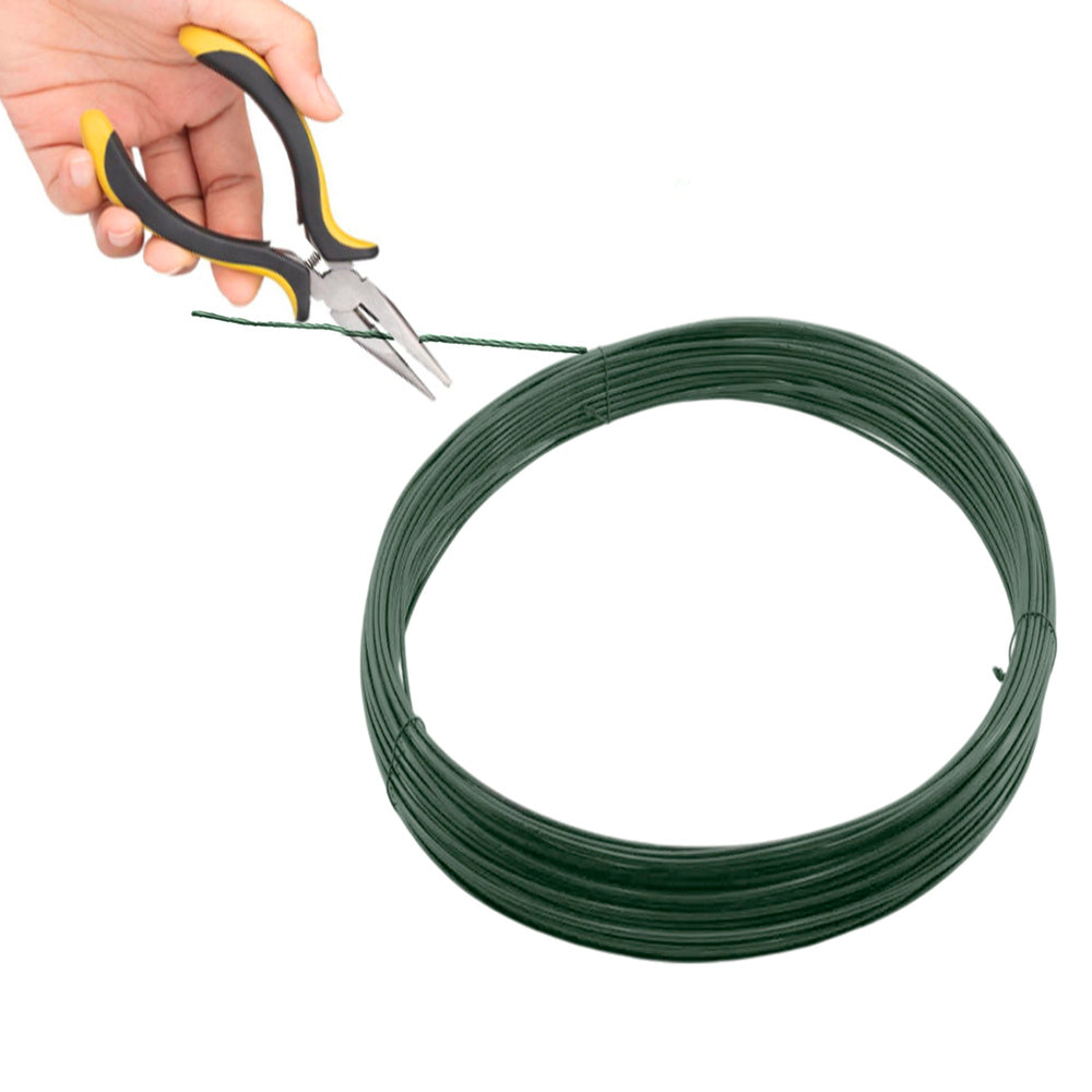 Alambre Plastificado 1,2 mm. Verde (Rollo 50 metros)