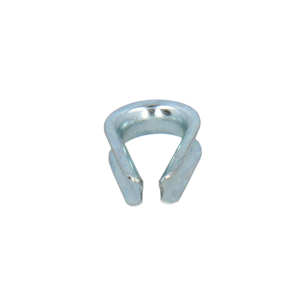 Guardacabos Zincado Para Cable 4 mm.
