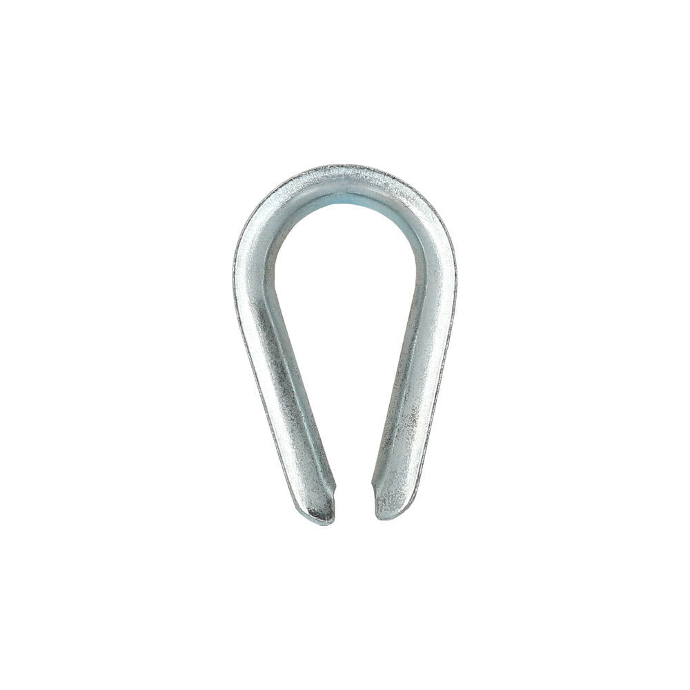 Guardacabos Zincado Para Cable 6 mm.