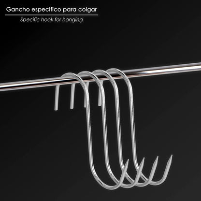 Blister 3 Ganchos Carnicero Inoxidables Nº 12