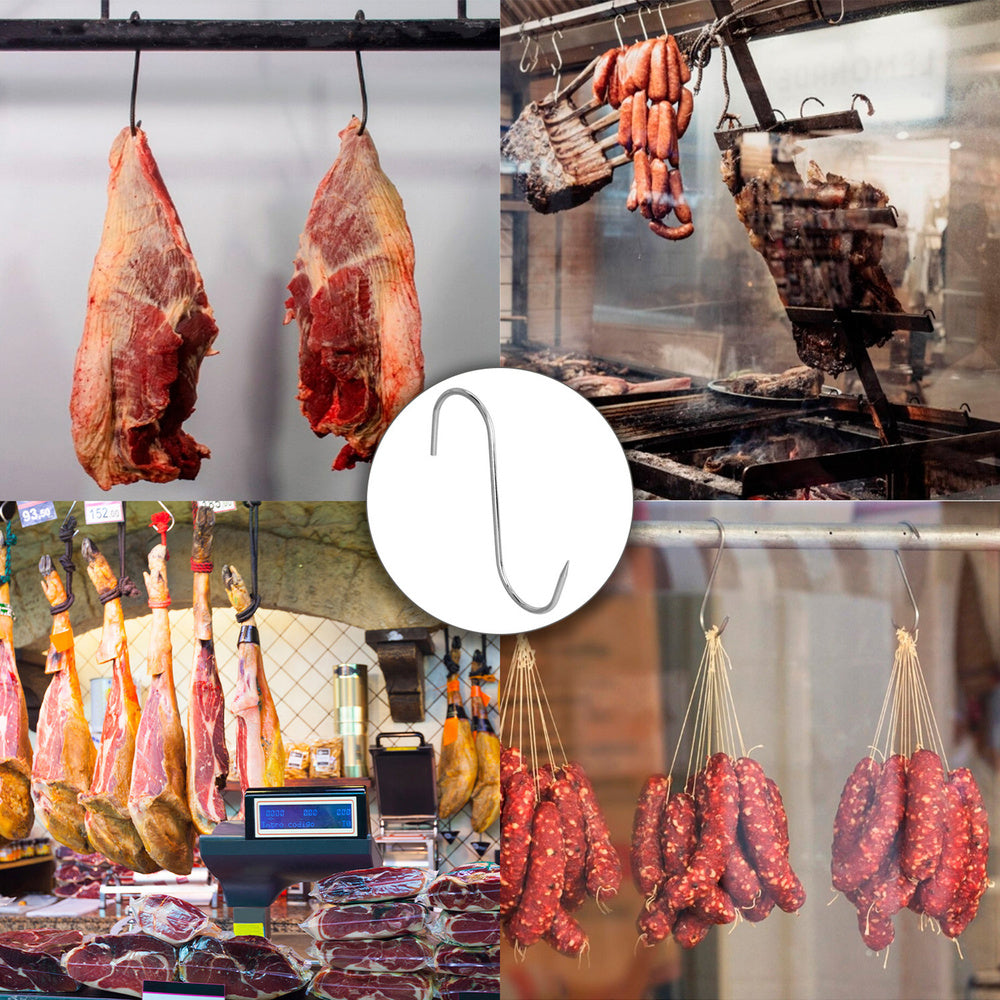 Blister 3 Ganchos Carnicero Inoxidables Nº 12