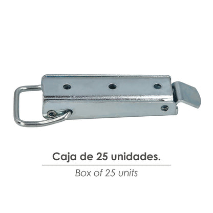 Cierre Caja Con Enganche Plano 120 mm. (Caja 25 unidades)