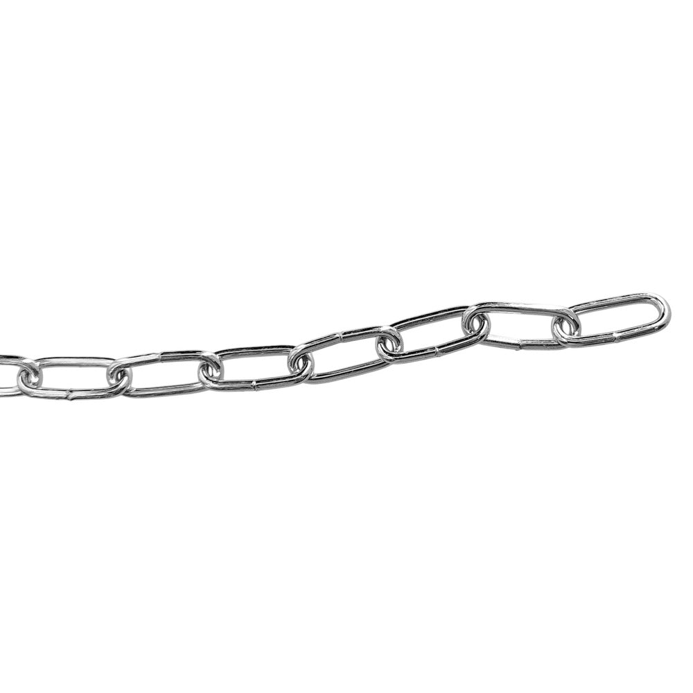Cadena En Rollo Zincada 5 mm.(Rollo 56 metros)