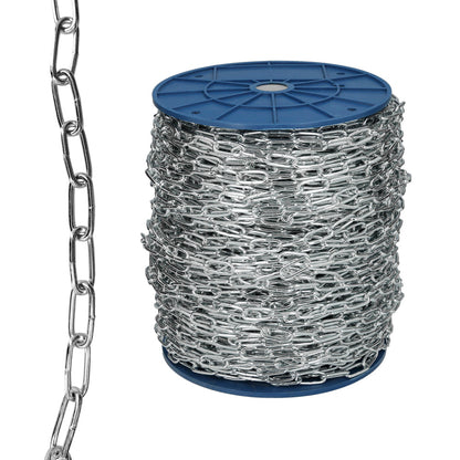 Cadena En Rollo Zincada 8 mm.(Rollo 20 metros)