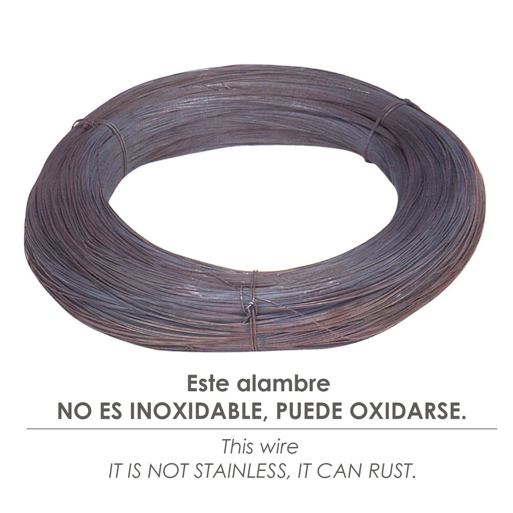 Alambre Recocido Rollo 25 kg. Nº8 - 1,3 mm.