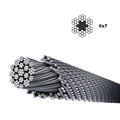 Cable Galvanizado   5 mm. (Rollo 100 Metros) No Elevacion