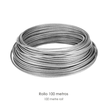 Cable Galvanizado   5 mm. (Rollo 100 Metros) No Elevacion