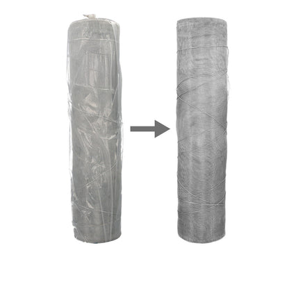 Tela Mosquitera Aluminio 18x14/120  Rollo 30 metros