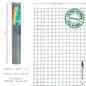 Malla Electrosoldada Galvanizada 25x25 / 1,60 / 100 cm. GD Rollo 25 metros.