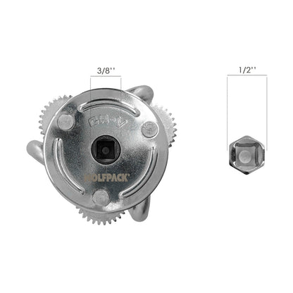 Llave Filtro Aceite Araña Universal Ø 8 A Ø 13,5 cm. llave Filtro 3 Garras, Llave Filtro Universal, Llave Filtro Coche / Moto