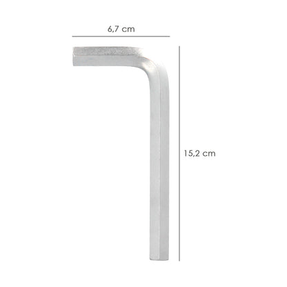 Llave Allen Standar Acero Cromo Vanadio Profesional 14 mm. Llave Hexagonal, Llave Allen Taller Mecanica, Llave Allen Bricolaje