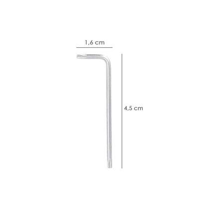 Llave Torx Standar Acero Cromo Vanadio Profesional T07 mm. Llave Estrella, Llave Allen Estrella