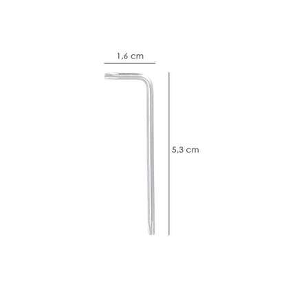 Llave Torx Standar Acero Cromo Vanadio Profesional T08 mm. Llave Estrella, Llave Allen Estrella