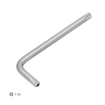 Llave Torx Inviolable Standar Acero Cromo Vanadio Profesional T25 mm. Llave Estrella, Llave Allen Estrella