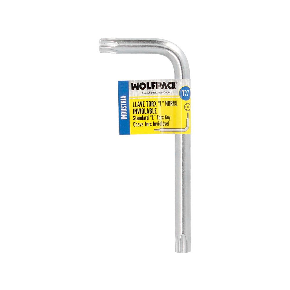 Llave Torx Inviolable Standar Acero Cromo Vanadio Profesional T27 mm. Llave Estrella, Llave Allen Estrella
