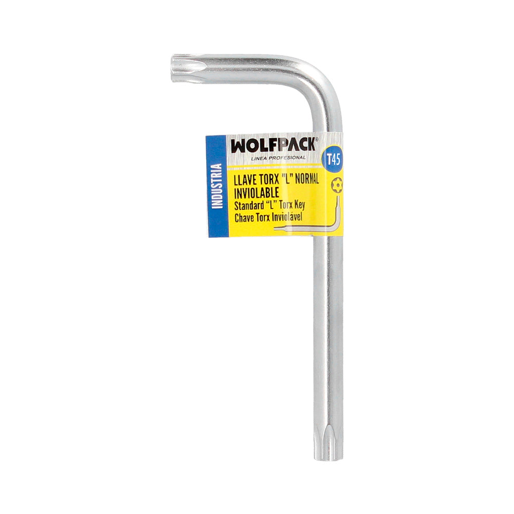 Llave Torx Inviolable Standar Acero Cromo Vanadio Profesional T45 mm. Llave Estrella, Llave Allen Estrella
