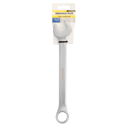 Llave Combinada Plus 26x26 Acero Cromo Vanadio DIN 3113. Llave Doble Boca, Llave Fija, Llave Estrella