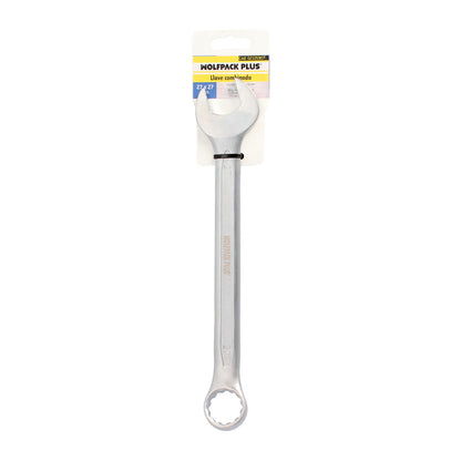 Llave Combinada Plus 27x27 Acero Cromo Vanadio DIN 3113. Llave Doble Boca, Llave Fija, Llave Estrella