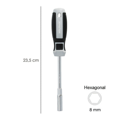 Destornillador Con Vaso 8,0 mm.
