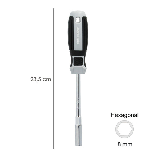 Destornillador Con Vaso 8,0 mm.