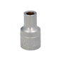 Llave Vaso 1/2" Hexagonal 8 mm. Perfil de 6 caras. Acero Cromo Vanadio, Aristas Redondas