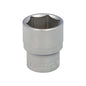 Llave Vaso 1/2" Hexagonal 23 mm. Perfil de 6 caras. Acero Cromo Vanadio, Aristas Redondas