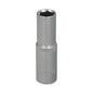 Llave Vaso 1/2" Hexagonal Larga 13 mm. Perfil de 6 caras. Acero Cromo Vanadio, Aristas Redondas