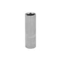 Llave Vaso 1/4" Hexagonal Larga 11 mm. Perfil de 6 caras. Acero Cromo Vanadio, Aristas Redondas