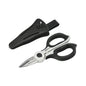 Tijeras Electricista 155 mm. Mango TPR Plus No tension. Con Funda Hojas Acero Inoxidable, Tijeras Cortar Cable, Pelacables