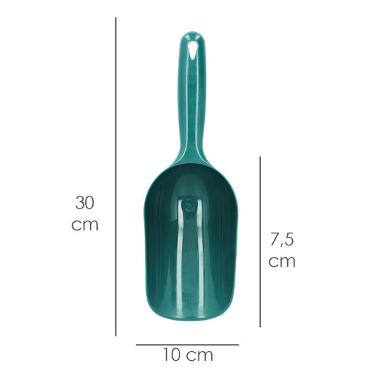 Pala Plástico Multiusos. Pala De Mano Para Jardín y Hogar, Para Tierra, Compost, Semillas, Arena y Pienso - Verde