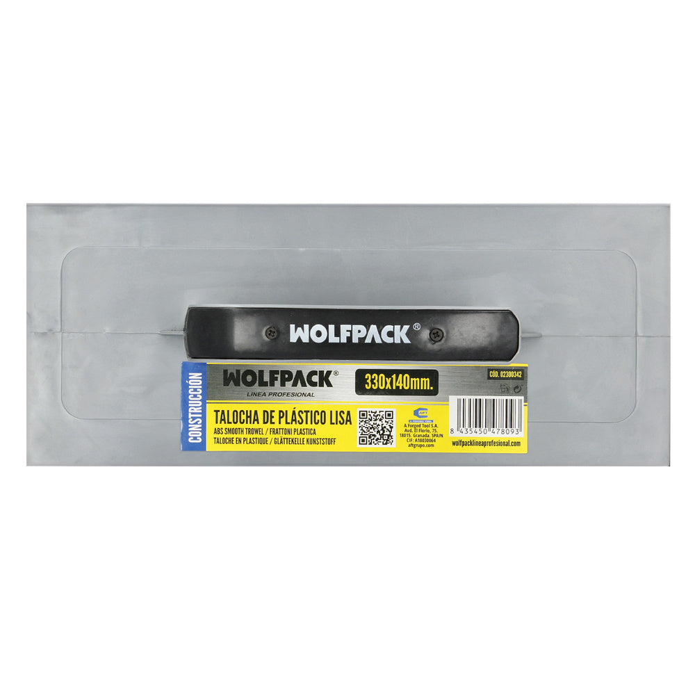 Talocha Plastico Lisa 33 x 14 cm. Gris.