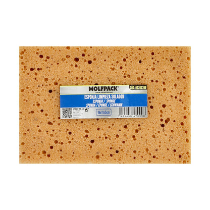 Esponja Obra Albañil Limpieza Solador Profesional 16 x 11 cm.