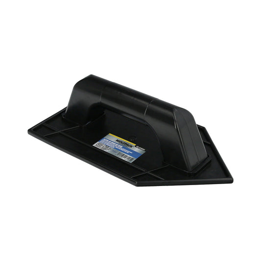 Talocha Plastico Punta Mango Redondo 26 x 14 cm. Negro Con Alveolos