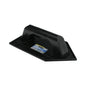 Talocha Plastico Punta Mango Redondo 26 x 14 cm. Negro Con Alveolos