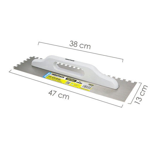 Peine Acero Grande 480x130 mm. Dientes 10 mm.