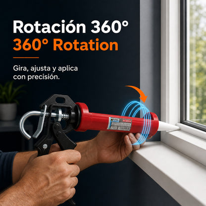 Pistola Silicona Roja/Negra