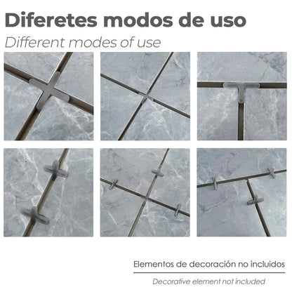 Crucetas Cruz / Separadores Para Suelos Ceramicos 1 mm. (Bolsa 250 Piezas)