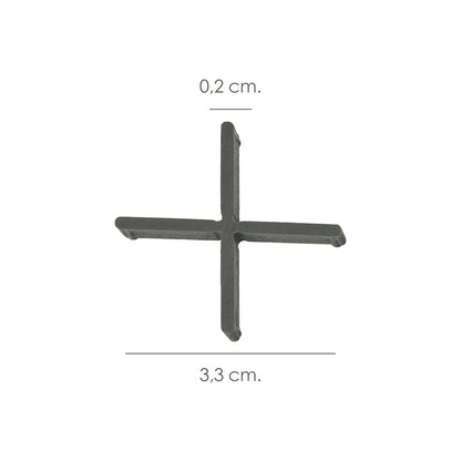 Crucetas Wolfpack Cruz 2 mm (Bolsa 250 Piezas)