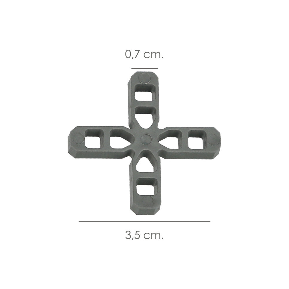 Crucetas Wolfpack Cruz 7 mm (Bolsa 250 Piezas)