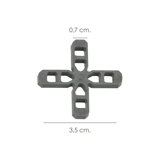 Crucetas Wolfpack Cruz 7 mm (Bolsa 250 Piezas)