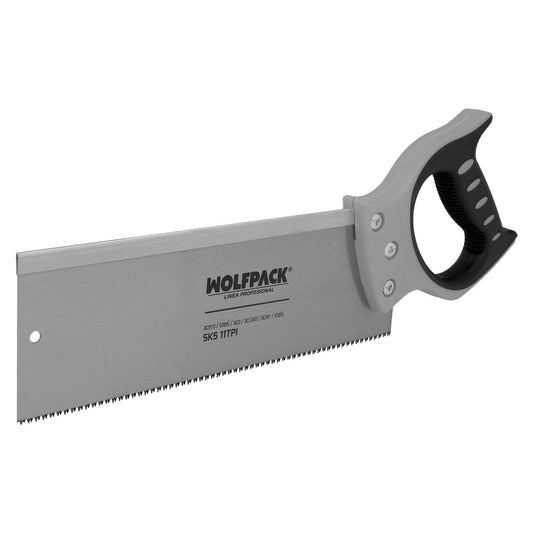 Serrucho Costilla Bimaterial 300 mm / 12" Sierra Carpintero, Serrucho Carpinteria, Sierra Costilla, Sierra Madera, Plastico, etc