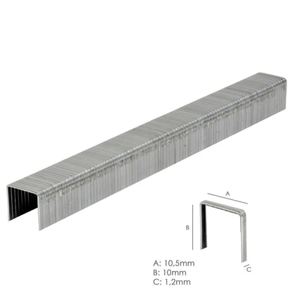 Grapa Maurer Numero 4 / 10 mm. 1.250 piezas