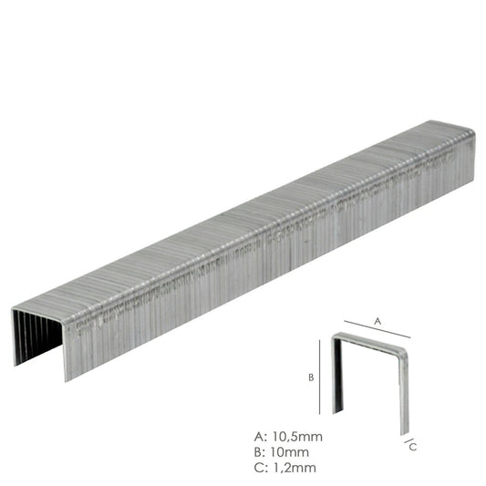Grapa Maurer Numero 4 / 10 mm. 1.250 piezas