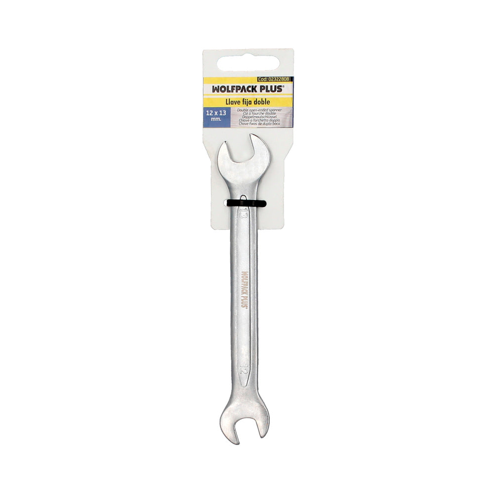 Llave Fija Plus Acero Cromo Vanadio 12x13 DIN 3110. Llaves Fijas Dobles