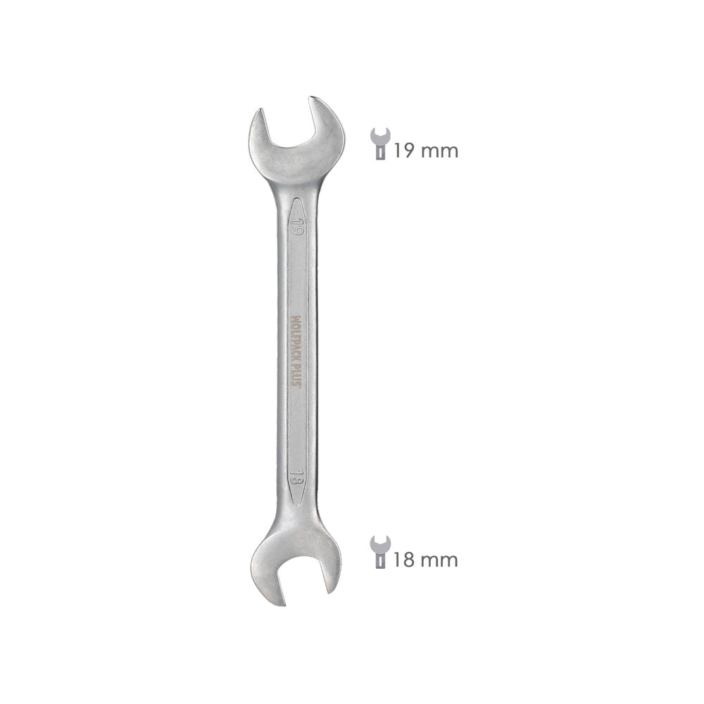 Llave Fija Plus Acero Cromo Vanadio 18x19 DIN 3110. Llaves Fijas Dobles