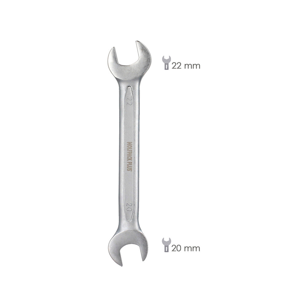Llave Fija Plus Acero Cromo Vanadio 20x22 DIN 3110. Llaves Fijas Dobles