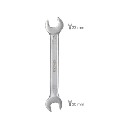 Llave Fija Plus Acero Cromo Vanadio 20x22 DIN 3110. Llaves Fijas Dobles