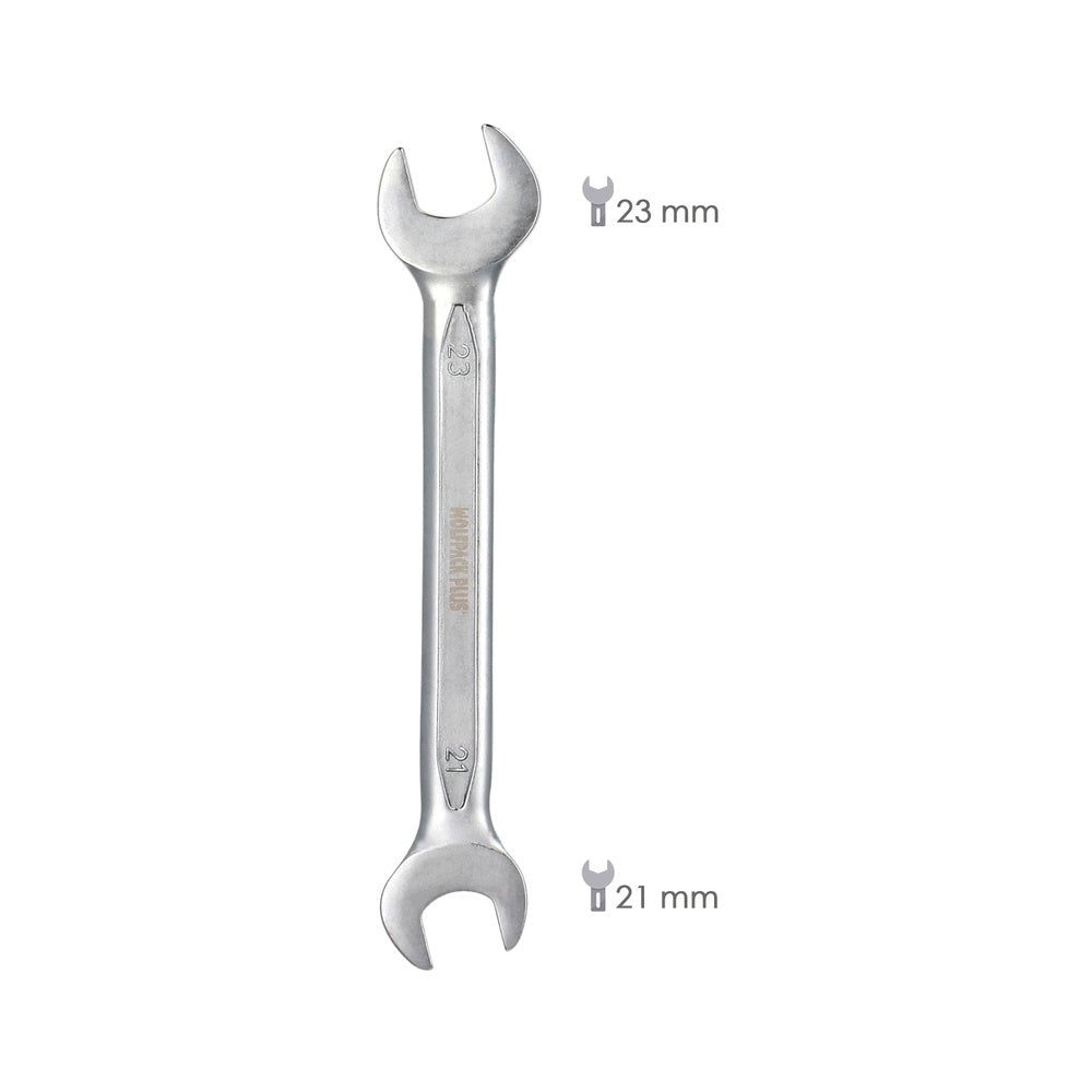 Llave Fija Plus Acero Cromo Vanadio 21x23 DIN 3110. Llaves Fijas Dobles