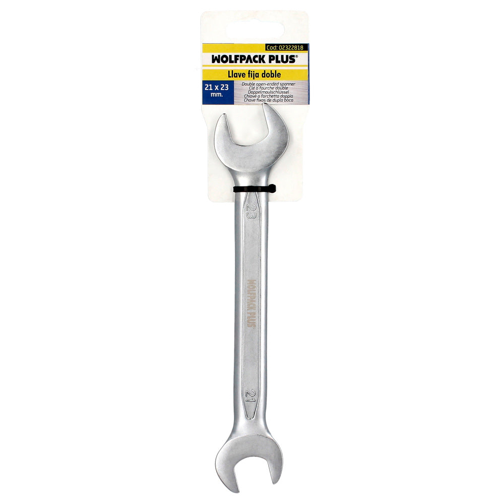 Llave Fija Plus Acero Cromo Vanadio 21x23 DIN 3110. Llaves Fijas Dobles