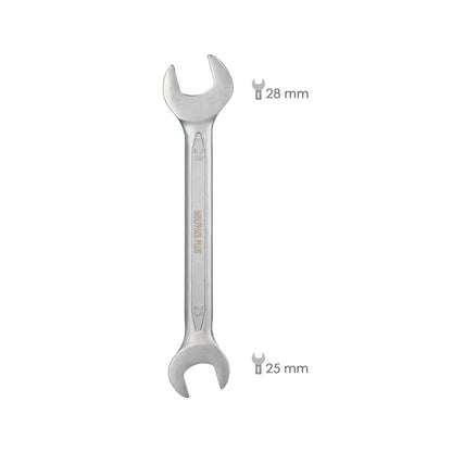 Llave Fija Plus Acero Cromo Vanadio 25x28 DIN 3110. Llaves Fijas Dobles